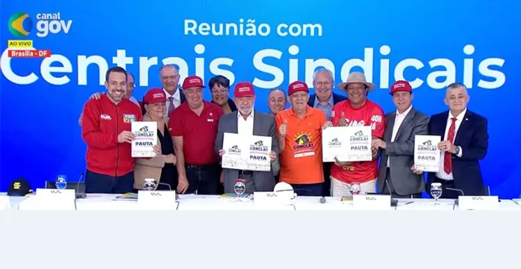 Centrais Sindicais apresentam ao presidente Lula reivindicações da Classe Trabalhadora