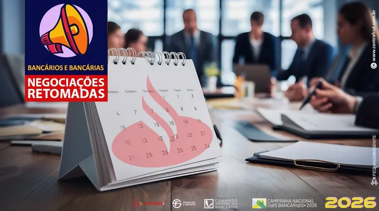 Negociação específica com Santander será retomada no dia 22